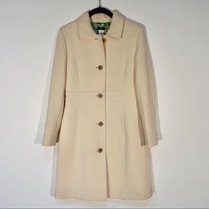 J. Crew Wool Lady Day Coat, Ivory, 2P